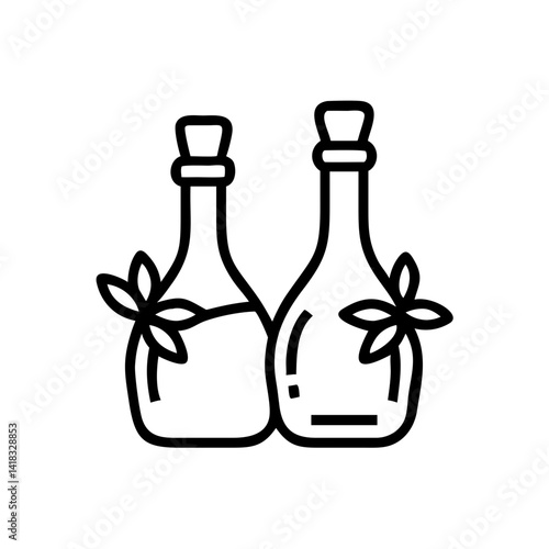 vinegar and oil