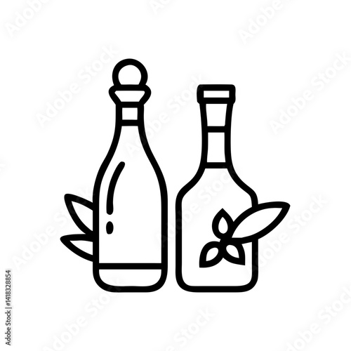 vinegar and oil