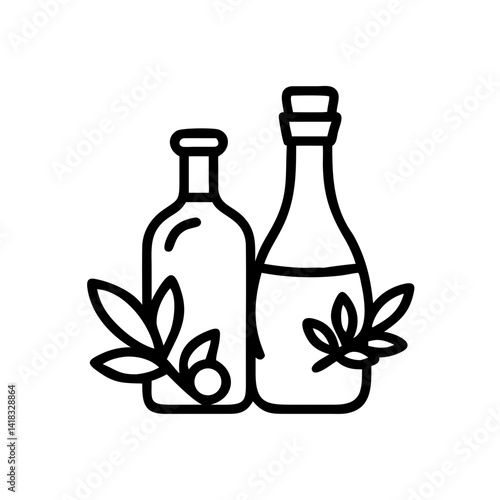 vinegar and oil