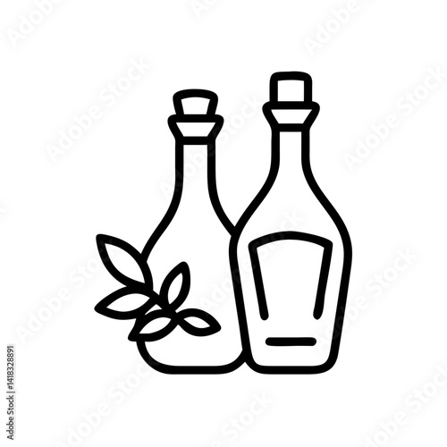 vinegar and oil