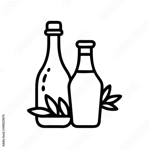vinegar and oil