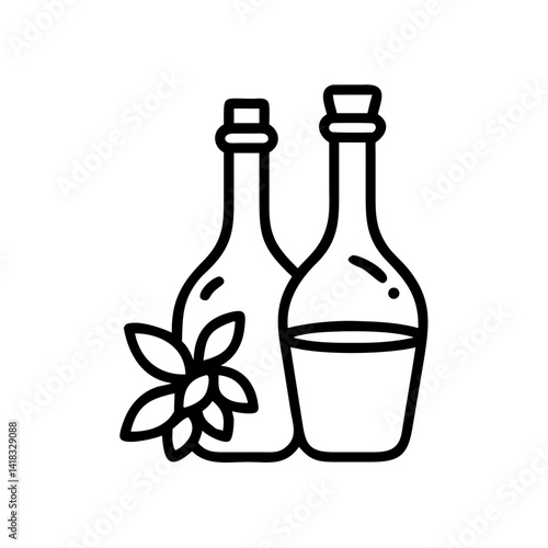 vinegar and oil