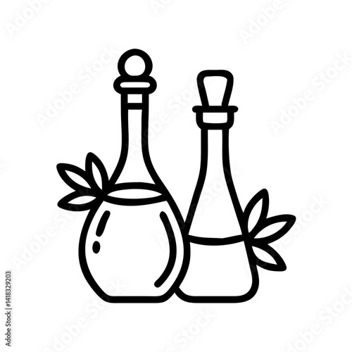 vinegar and oil