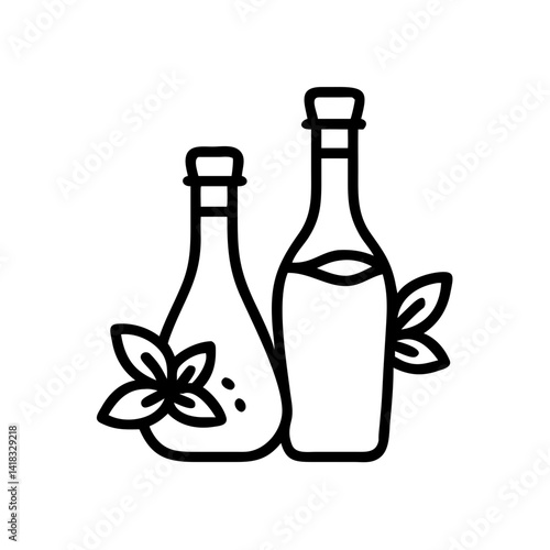 vinegar and oil