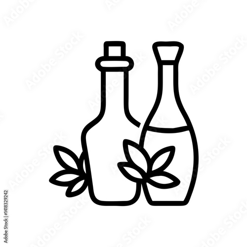 vinegar and oil