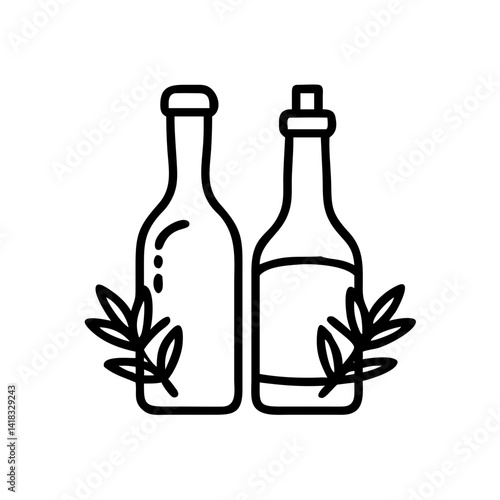 vinegar and oil