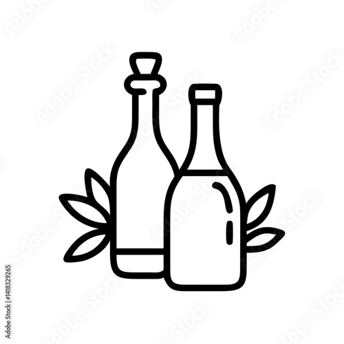 vinegar and oil