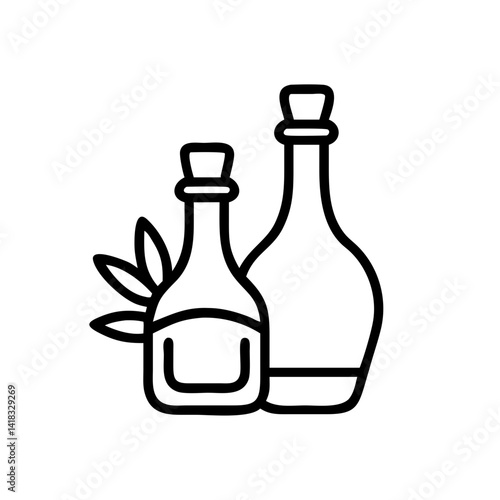 vinegar and oil