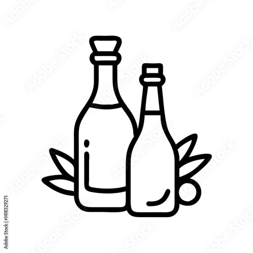 vinegar and oil