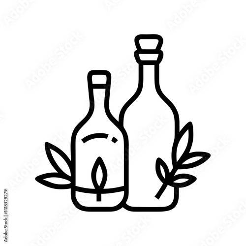 vinegar and oil