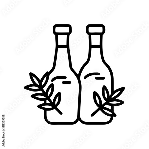 vinegar and oil
