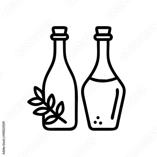 vinegar and oil