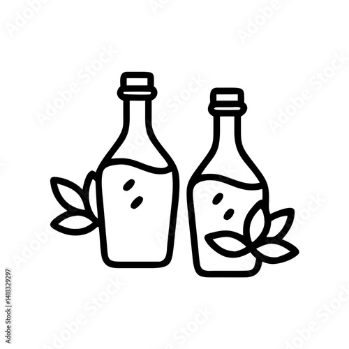 vinegar and oil