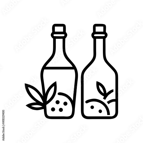 vinegar and oil