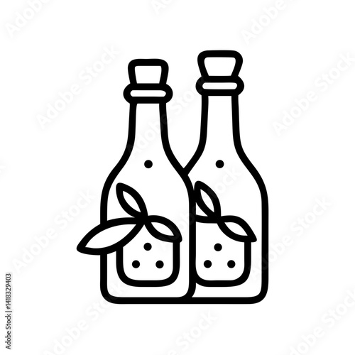 vinegar and oil