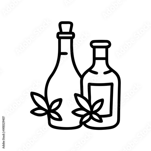 vinegar and oil