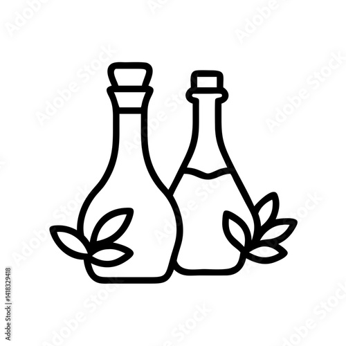 vinegar and oil