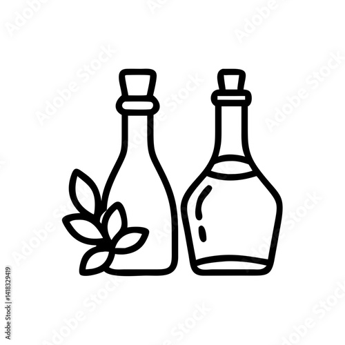vinegar and oil