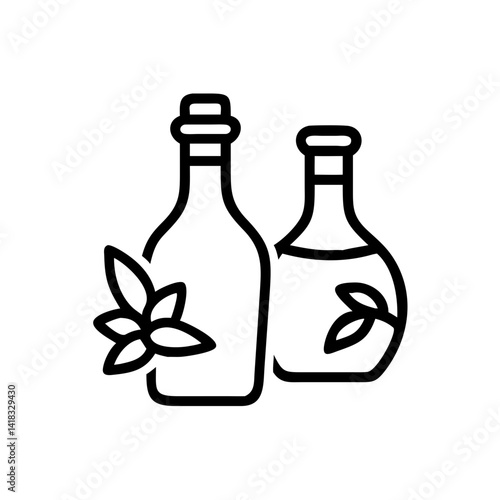 vinegar and oil