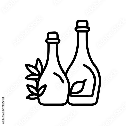 vinegar and oil