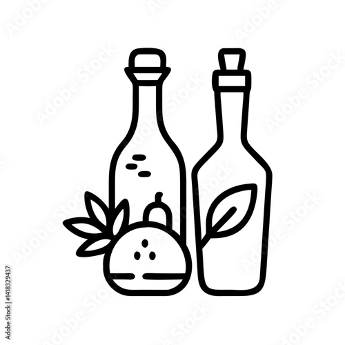 vinegar and oil