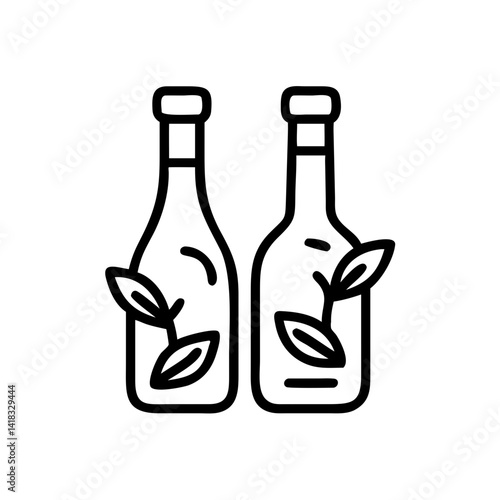 vinegar and oil