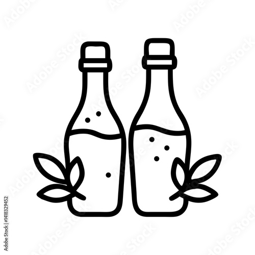 vinegar and oil