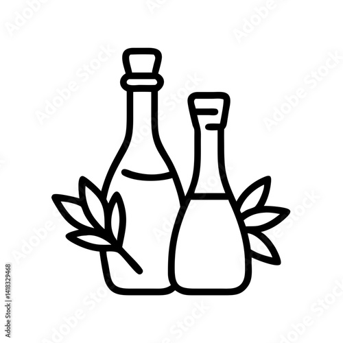 vinegar and oil