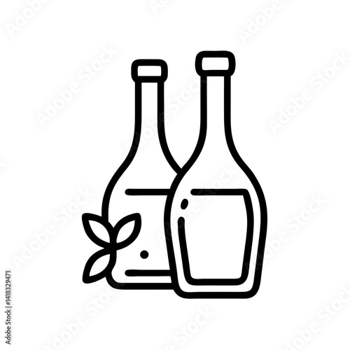 vinegar and oil