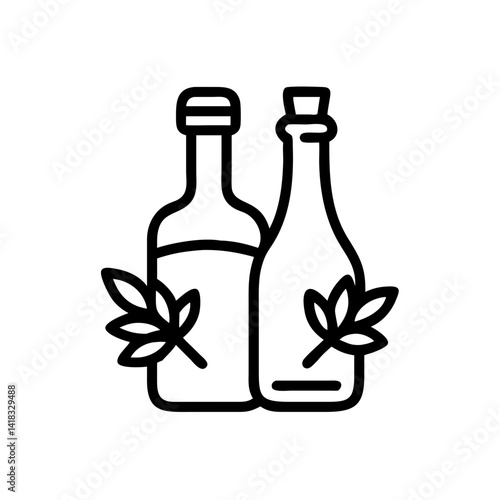 vinegar and oil