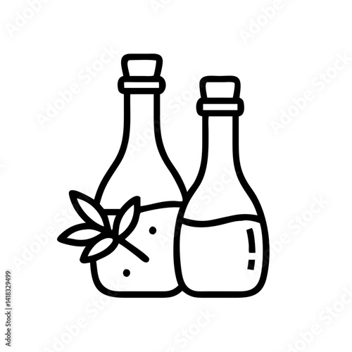 vinegar and oil