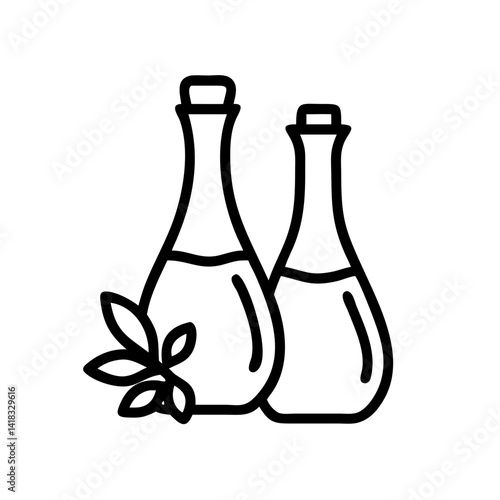 vinegar and oil