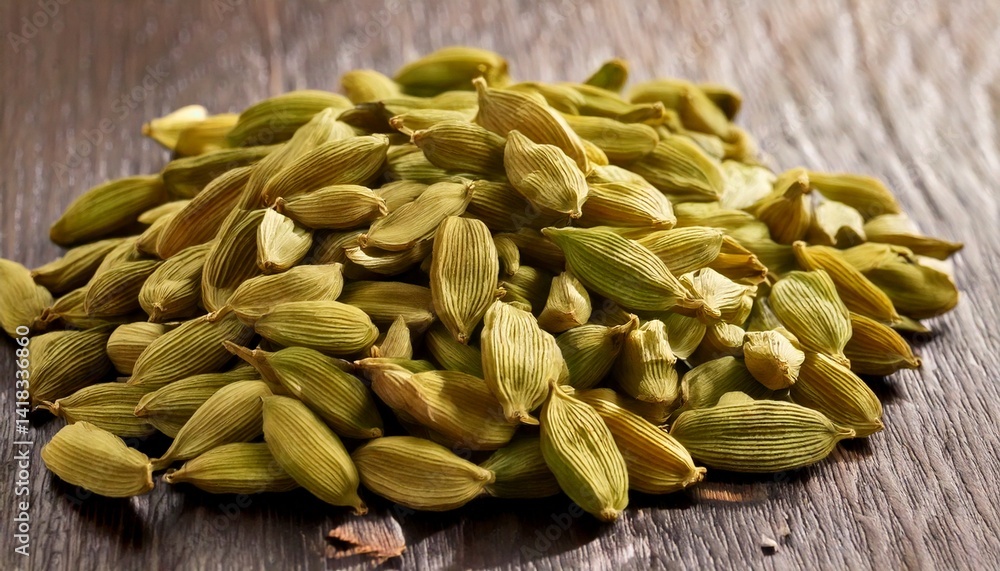 Cardamom – A fragrant, citrusy spice often found in Indian desserts and chai tea Cardamom – A fragrant, citrusy spice often found in Indian desserts and chai tea