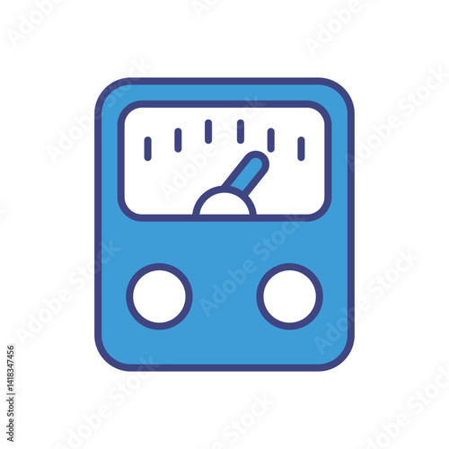 Ammeter icon vector stock illustration
