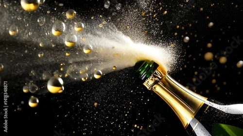 Champagne Explosion: A Festive Celebration