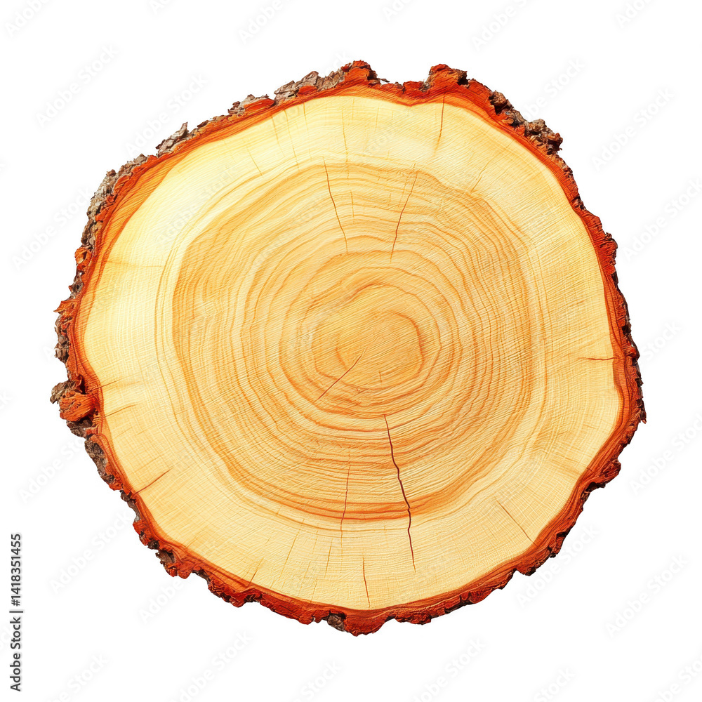 cross section of tree trunk reveals growth rings, showcasing natural patterns and textures. wood slice has rich, earthy tone with visible cracks and rough bark edge cross section of tree trunk reveals growth rings, showcasing natural patterns and textures. wood slice has rich, earthy tone with visible cracks and rough bark edge