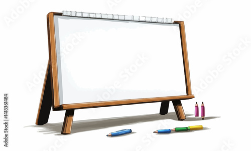 Markers and whiteboard for illustrating concepts during lectures