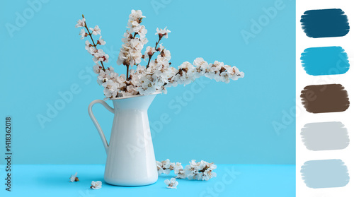 Vase with beautiful bloomin...