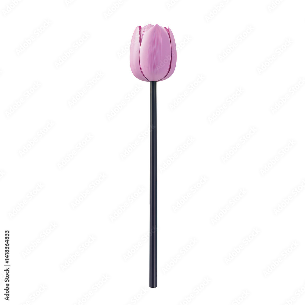 purple tulip shaped pen with sleek black stem, combining elegance and functionality. Perfect for adding touch of floral charm to your writing experience purple tulip shaped pen with sleek black stem, combining elegance and functionality. Perfect for adding touch of floral charm to your writing experience