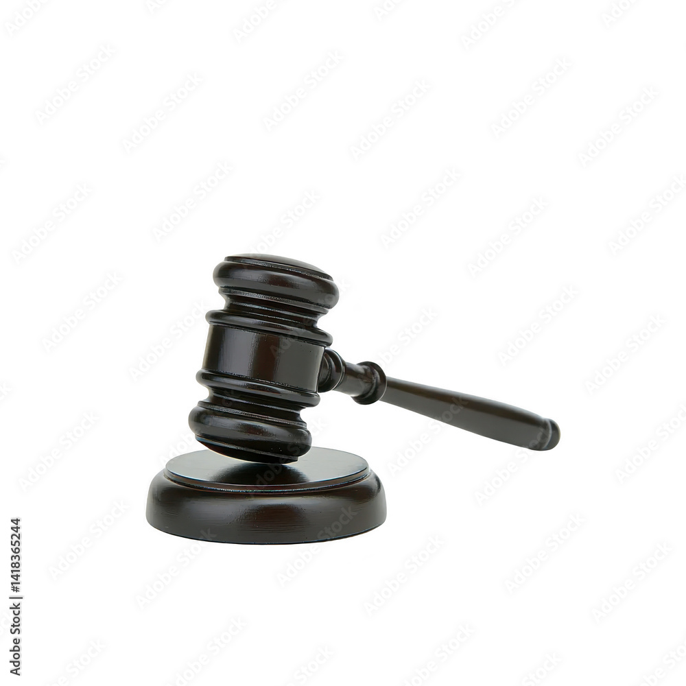 black judge gavel rests on its sound block, symbolizing justice and authority in legal proceedings. polished wood reflects light, emphasizing its importance in courtrooms black judge gavel rests on its sound block, symbolizing justice and authority in legal proceedings. polished wood reflects light, emphasizing its importance in courtrooms