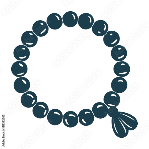 Mala Beads Circle - Prayer Beads Rosary Simran Beads – Mala (prayer beads) looped in a perfect circle