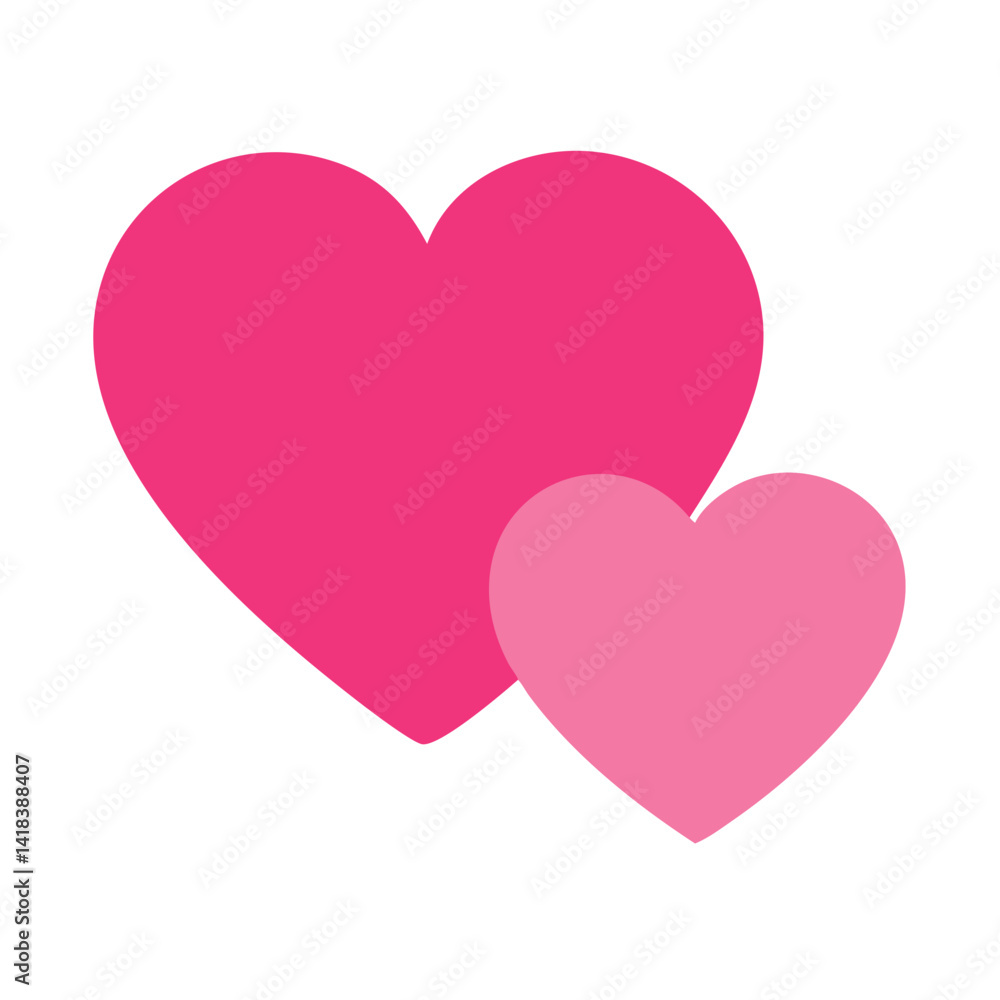 Vibrant Pink Heart Shape Symbolizing Love and Affection in a Playful Design Vibrant Pink Heart Shape Symbolizing Love and Affection in a Playful Design