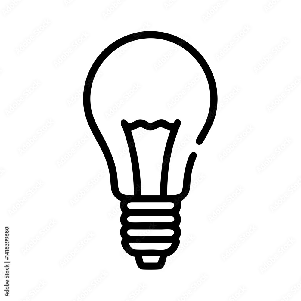 Icon of a Light Bulb Icon of a Light Bulb