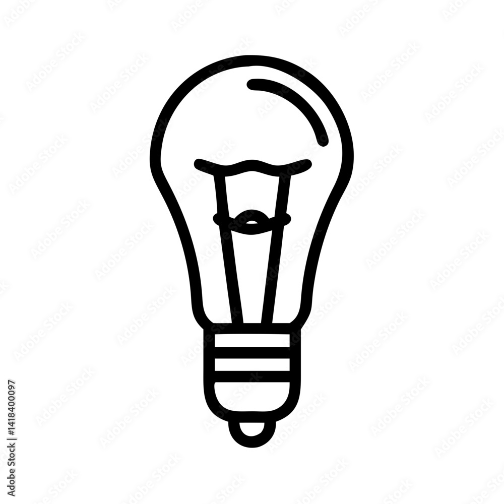 Icon of a Light Bulb Icon of a Light Bulb