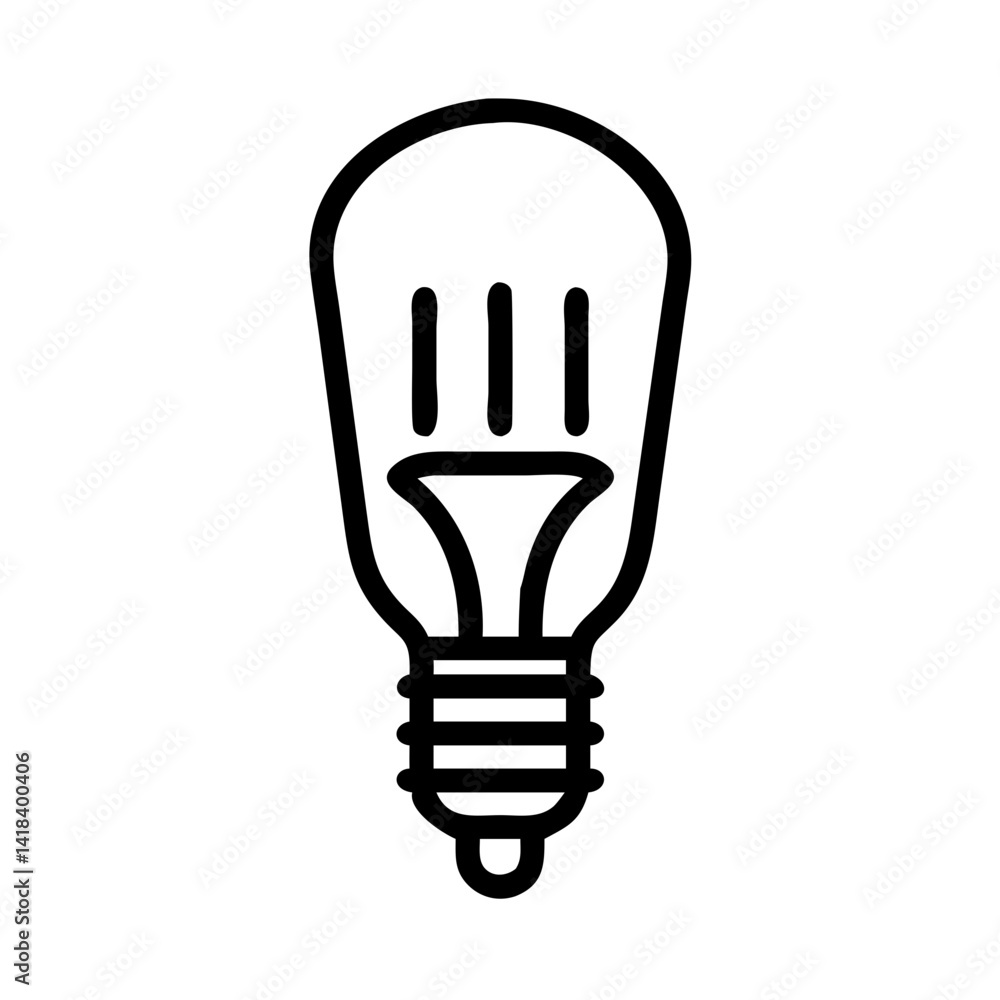 Icon of a Light Bulb Icon of a Light Bulb