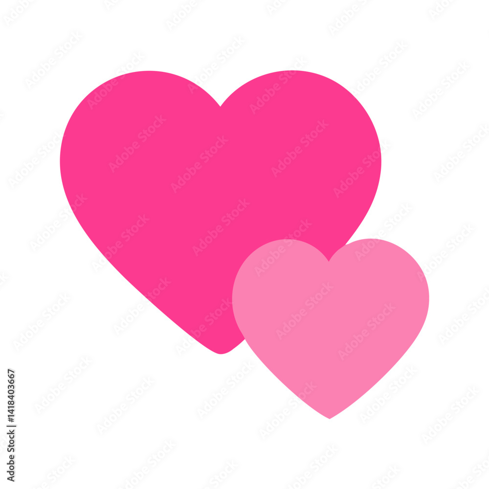 Vibrant Pink Heart Shape Symbolizing Love and Affection in a Playful Design Vibrant Pink Heart Shape Symbolizing Love and Affection in a Playful Design