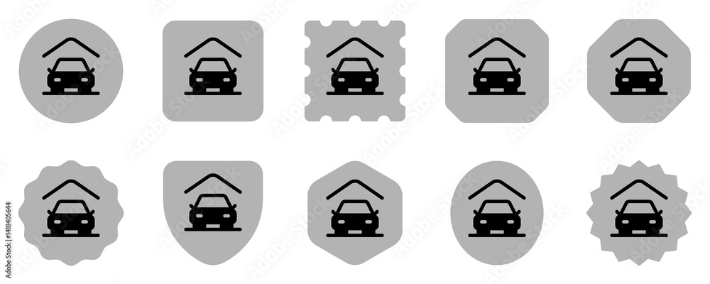 Editable parking area, garage vector icon. Property, real estate, construction, mortgage, interiors. Part of a big icon family. Perfect for web and app interfaces, presentations, infographics, etc Editable parking area, garage vector icon. Property, real estate, construction, mortgage, interiors. Part of a big icon family. Perfect for web and app interfaces, presentations, infographics, etc