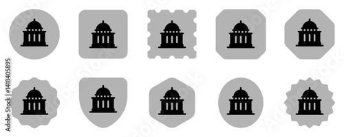 Editable government, capitol, political building vector icon. Part of a big icon set family. Perfect for web and app interfaces, presentations, infographics, etc
