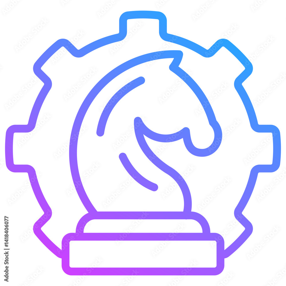 Obraz premium Strategy Icon