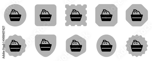 Editable cruise ship vector icon. Vehicles, transportation, travel. Part of a big icon set family. Perfect for web and app interfaces, presentations, infographics, etc